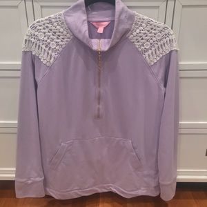 Lilly Pulitzer Half Zip Sweatshirt